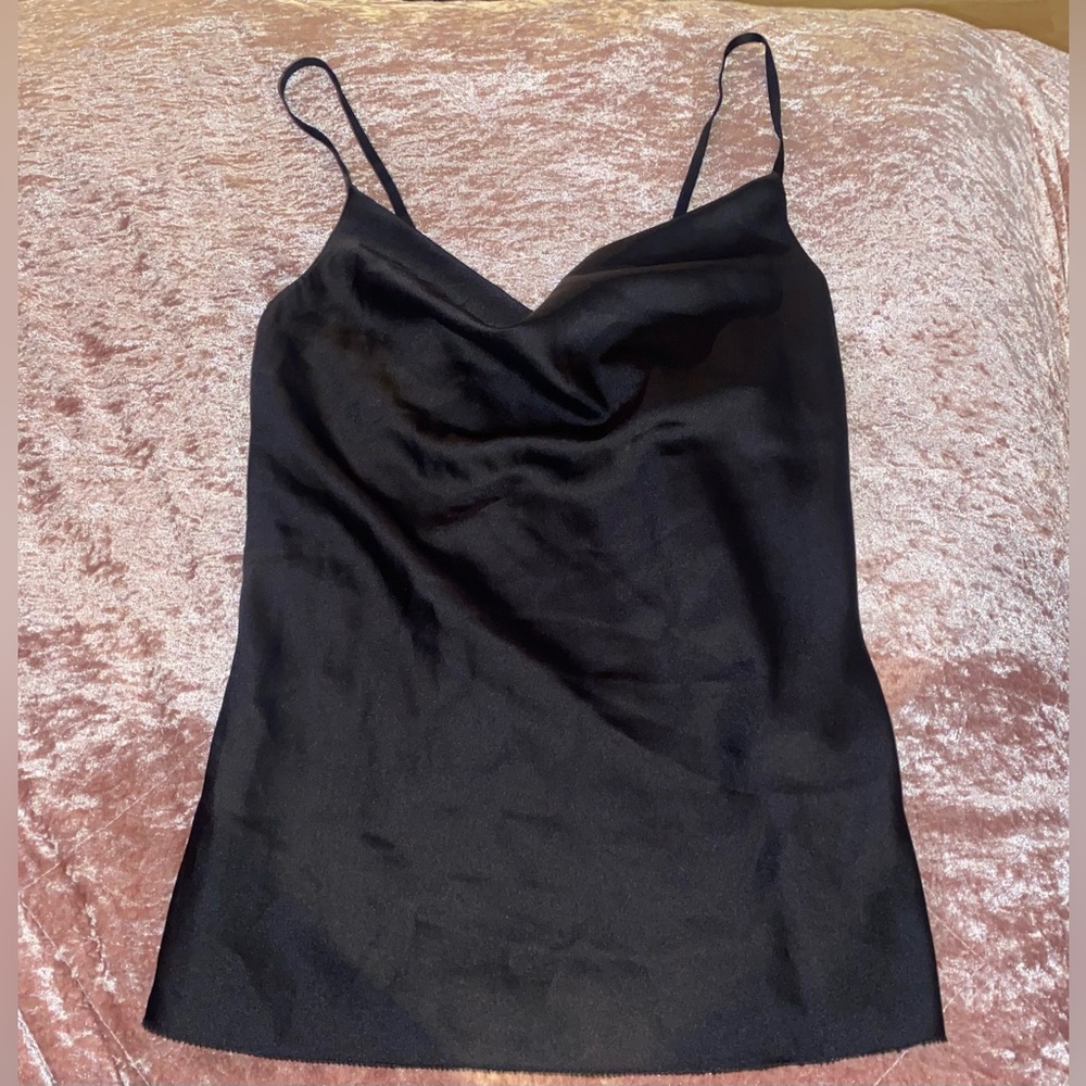 Black Satin Cami